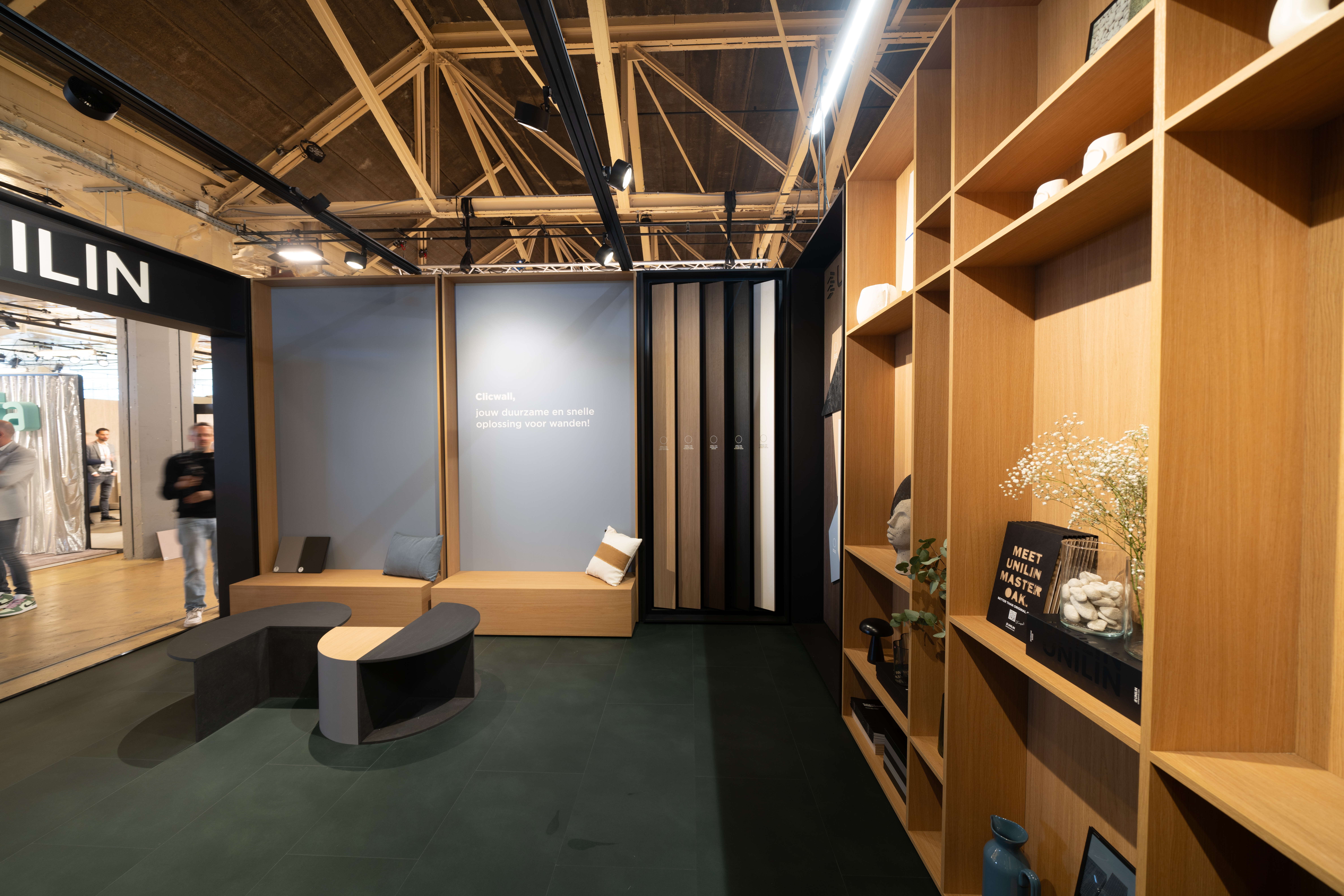 Sustainable booth fairs unilin panels